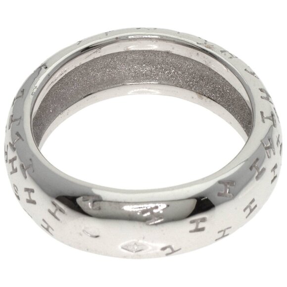 HERMES 18k White Gold Ring #50 - Picture 4 of 10
